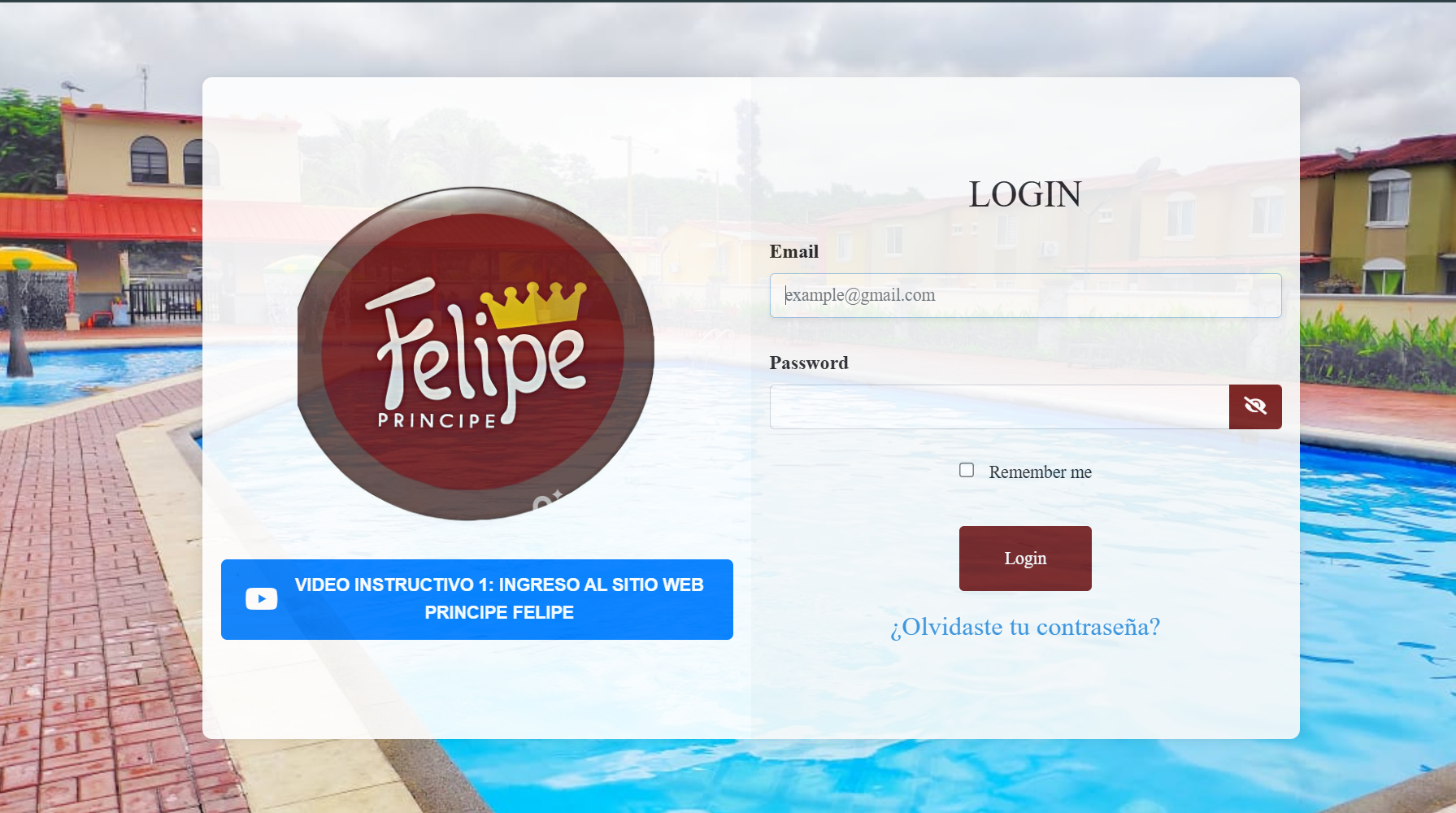 Login Felipe